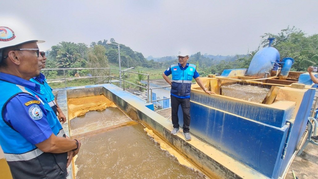 Kemarau Bulan Ketiga, Embung Binalatung Tarakan Menyusut dan 6 Kawasan Tarakan Tengah Harus Bergilir Air Dua Hari Sekali