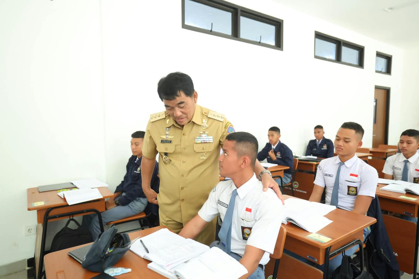 Gubernur Sulut Tinjau Kesiapan SMA Taruna Nusantara Langowan, Minta Fasilitas Kurang Segera Dituntaskan