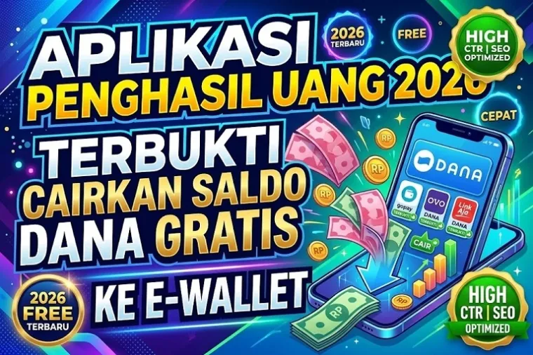Aplikasi Penghasil Uang 2026 Klaim Cairkan Saldo DANA ke e-Wallet