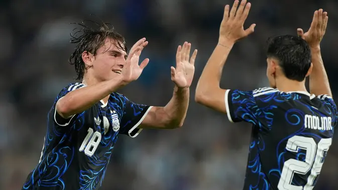 Menanti Pewaris Nomor 10 Messi di Timnas Argentina, Nico Paz dan Mastantuono Kandidat