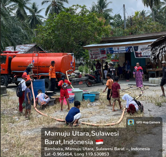 BPBD Sulbar Koordinasikan Penanganan Kekeringan di Pasangkayu, 42.200 Jiwa di 17 Desa Terdampak