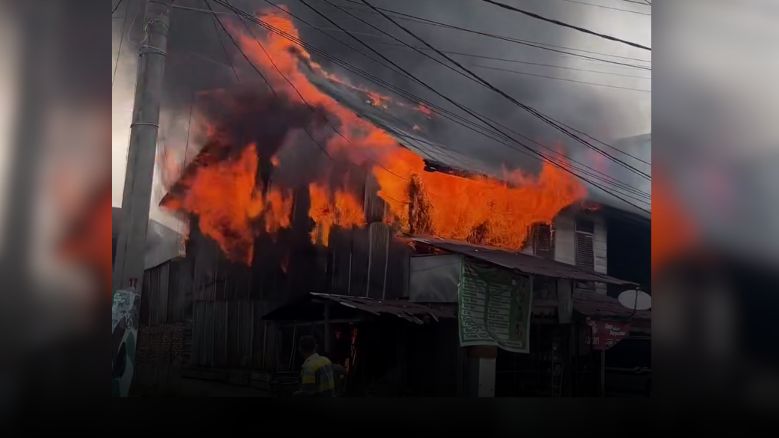 Kebakaran Pasar Gunung Tua Paluta Hanguskan 3 Bangunan, Api Diduga dari Salon