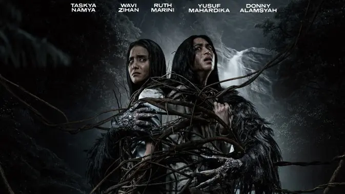 Taskya Namya dan Wavi Zihan Berbagi Peran Marni di Film Rambut Sewu: Satu Langkah Getih