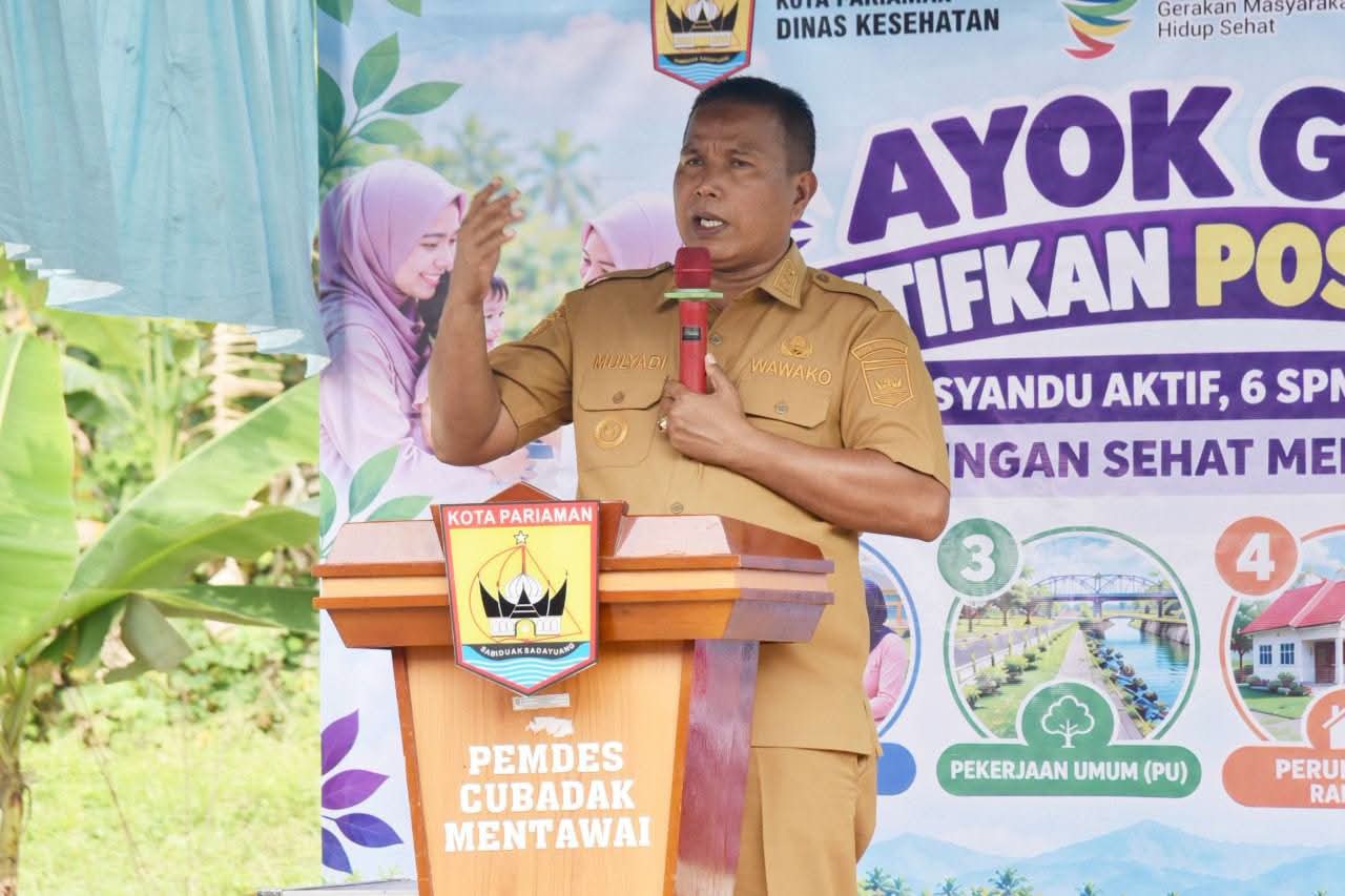Pemko Pariaman Luncurkan Posyandu 6 SPM, Pertama Kali Fokus di Luar Kesehatan Ibu dan Anak