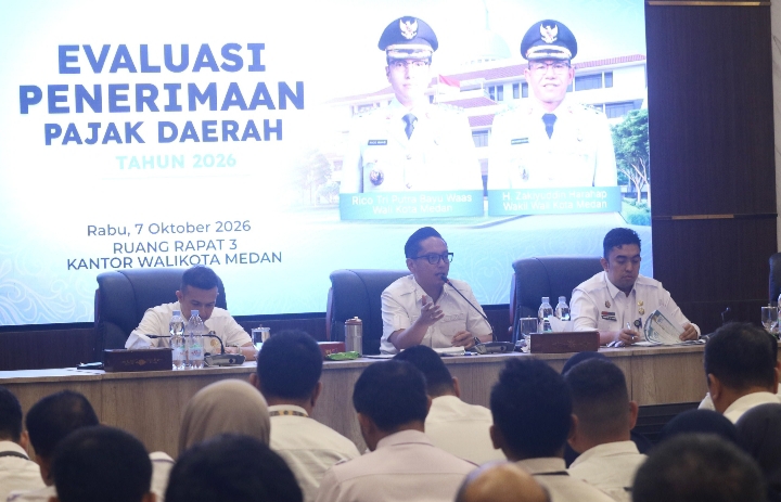 Wali Kota Medan Minta Bapenda Kejar Pajak Daerah, Realisasi Baru 64,54 Persen dari Target Rp 3,64 Triliun