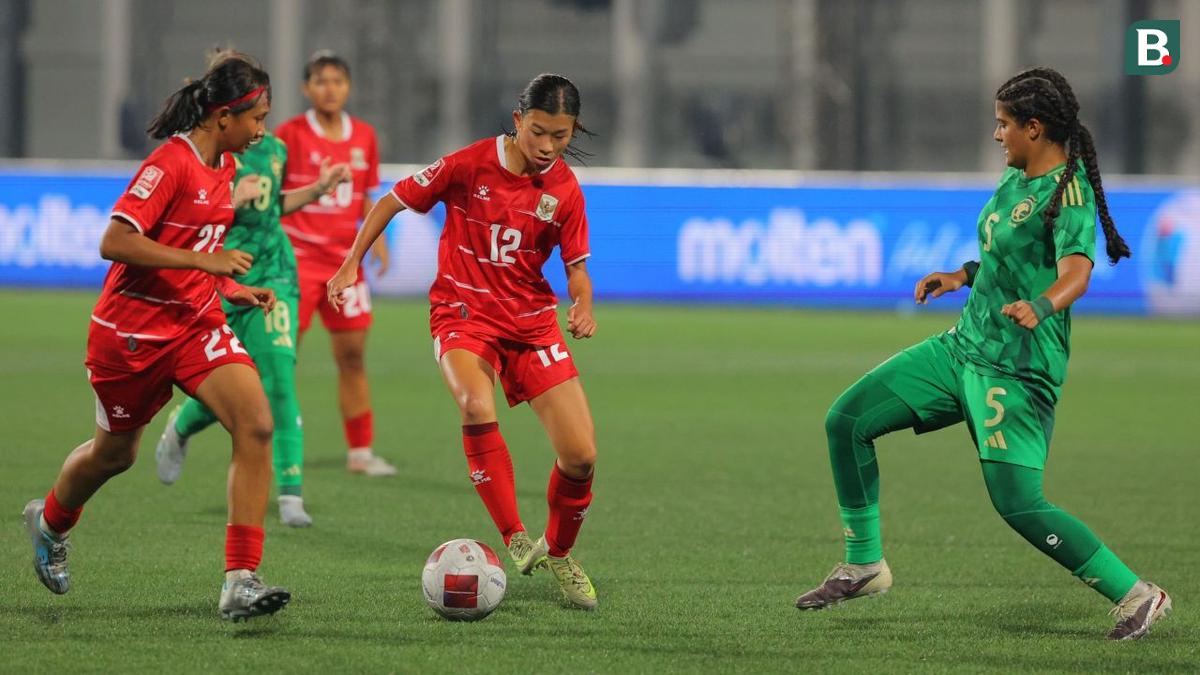 Timnas Indonesia U-17 Putri Kalahkan Arab Saudi 3-1, Puncaki Grup B Kualifikasi Piala Asia