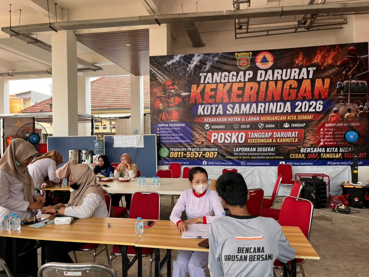 100 Relawan Karhutla Samarinda Jalani Cek Kesehatan Usai Dua Bulan Berjibaku di Garis Depan