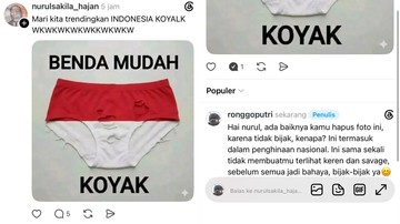 Viral Celana Dalam Merah Putih di Threads, Netizen Indonesia Murka ke Akun Malaysia