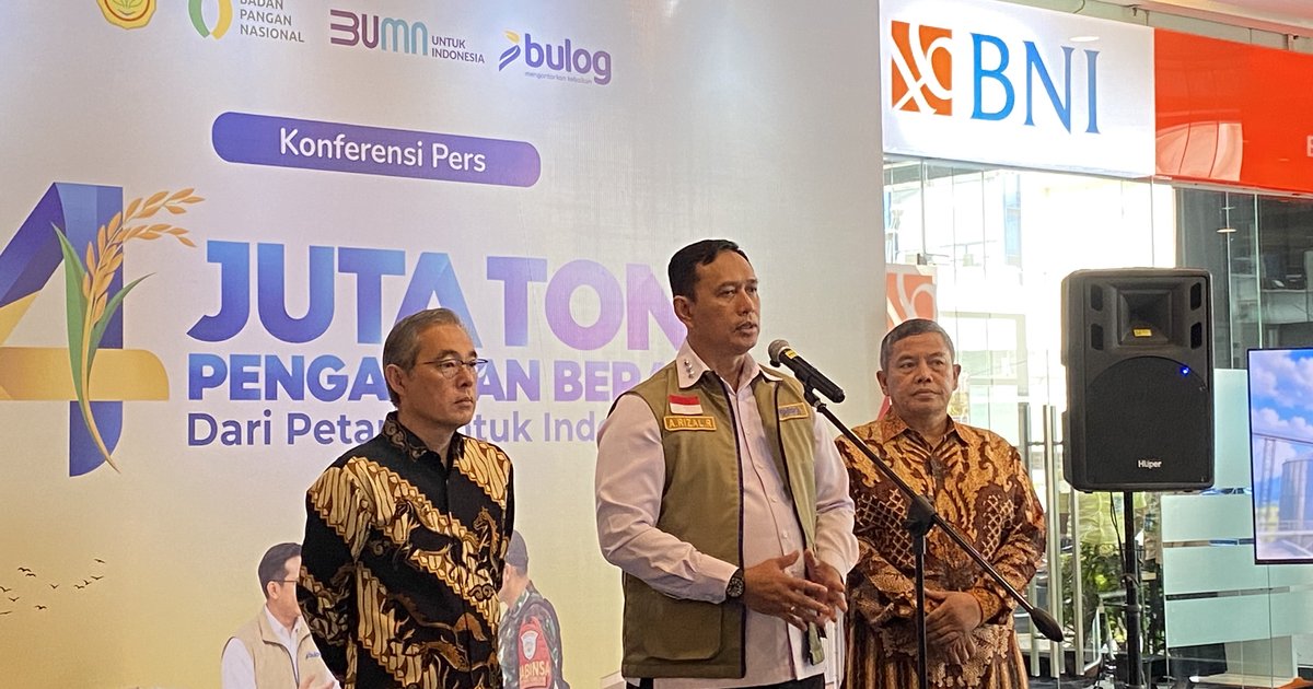 Bulog Serap 4,11 Juta Ton Beras, Rekor Tertinggi Sejak Indonesia Merdeka
