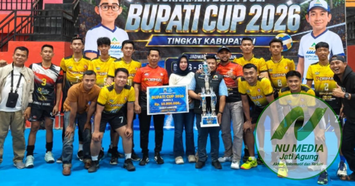 Tim Voli Jati Agung Juara Bupati Cup 2026 Lampung Selatan Usai Tekuk Palas 3-0 di Final
