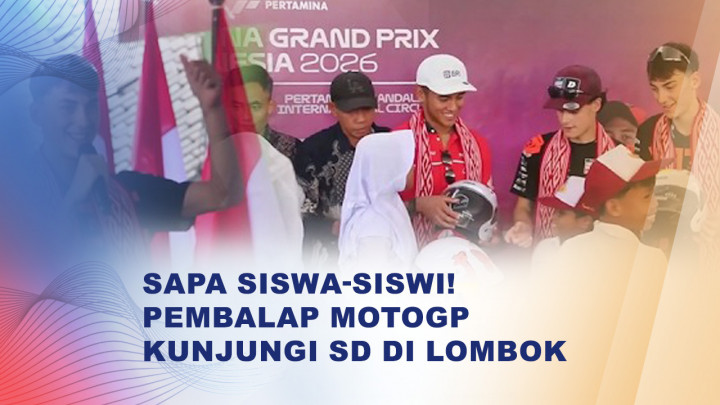 Pembalap Moto2 dan Moto3 Ajak Siswa Lombok Tengah Kenali Dunia Balap