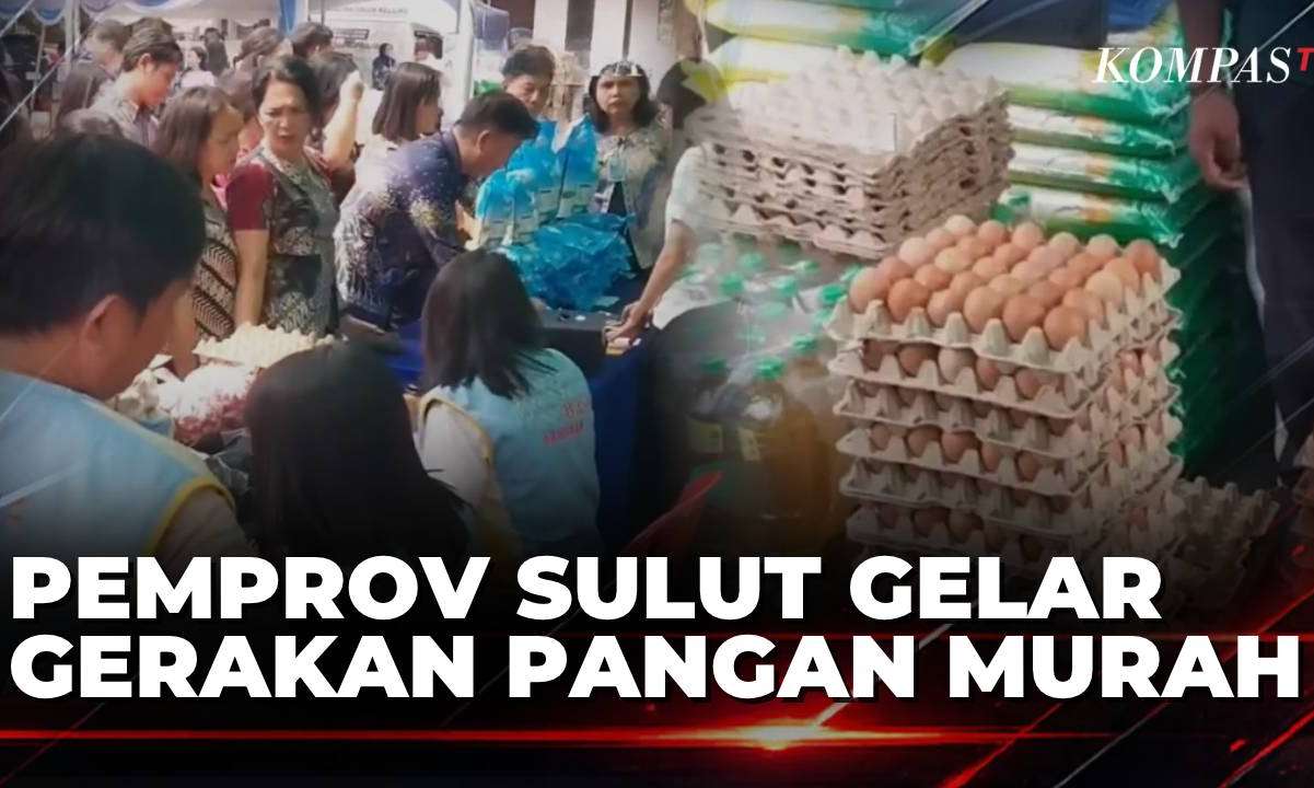 Pemprov Sulut Gelar Gerakan Pangan Murah di Kantor Gubernur, Beras hingga Telur Diserbu Warga dan ASN