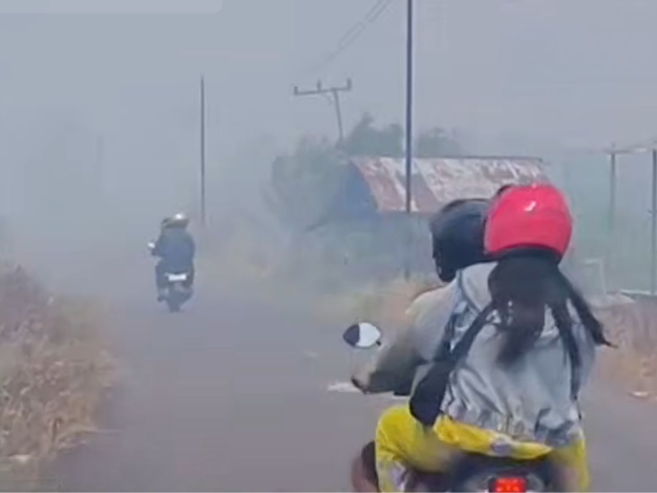 Kabut Asap Karhutla Selimuti Palembang, Jarak Pandang Anjlok 400 Meter dan Penerbangan Tertunda