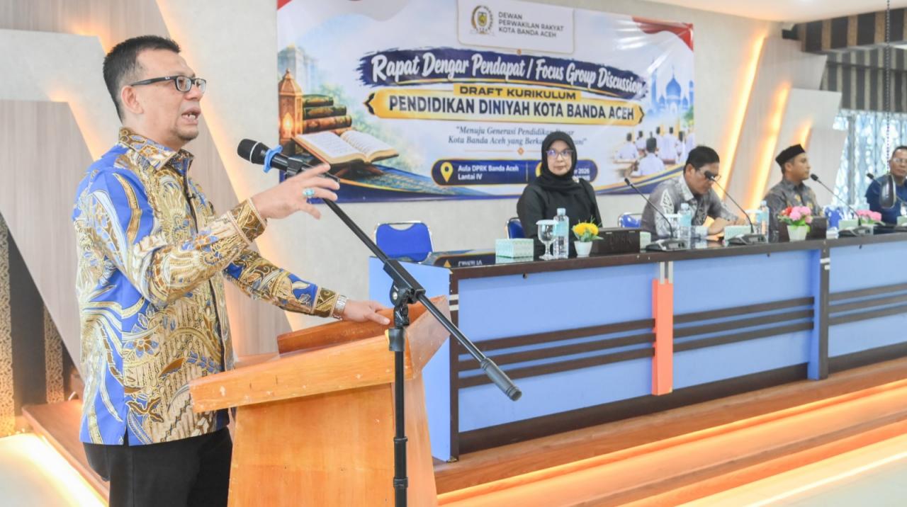 DPRK Banda Aceh Dorong Kurikulum Pendidikan Diniyah Terintegrasi 7 Bidang, Minta Tak Berhenti di Atas Kertas