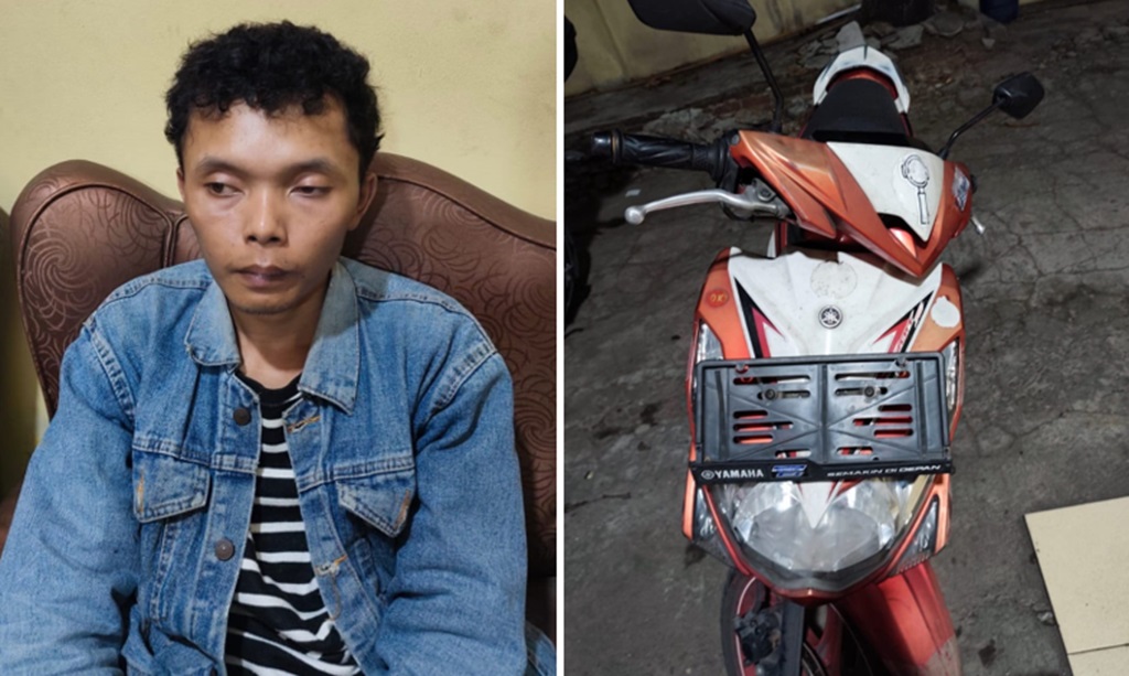 Polsek Cileunyi Ciduk Kinoy, Pelaku Curanmor Cinunuk yang Terekam CCTV, Kurang dari 24 Jam