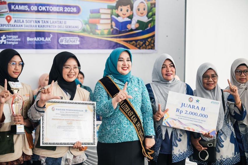 Padepokan Iqro Desa Kolam Juarai Lomba Perpustakaan Desa Terbaik Deli Serdang