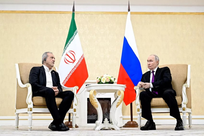 Putin Janji Bantu Akhiri Perang Timur Tengah dalam Pertemuan dengan Presiden Iran