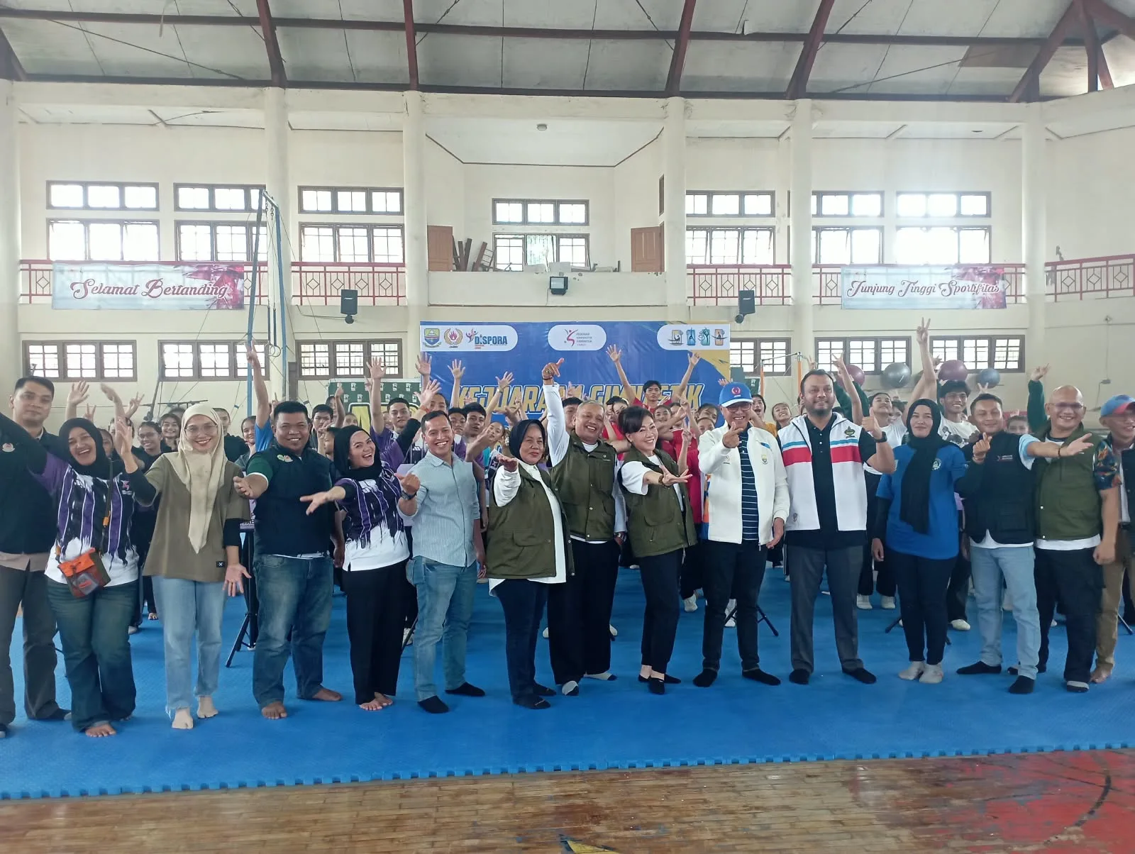 Kejurprov Gimnastik Jambi Diikuti 7 Kabupaten Kota, Kategori Invitasi Usia 11 Tahun ke Bawah Digelar Tiga Hari