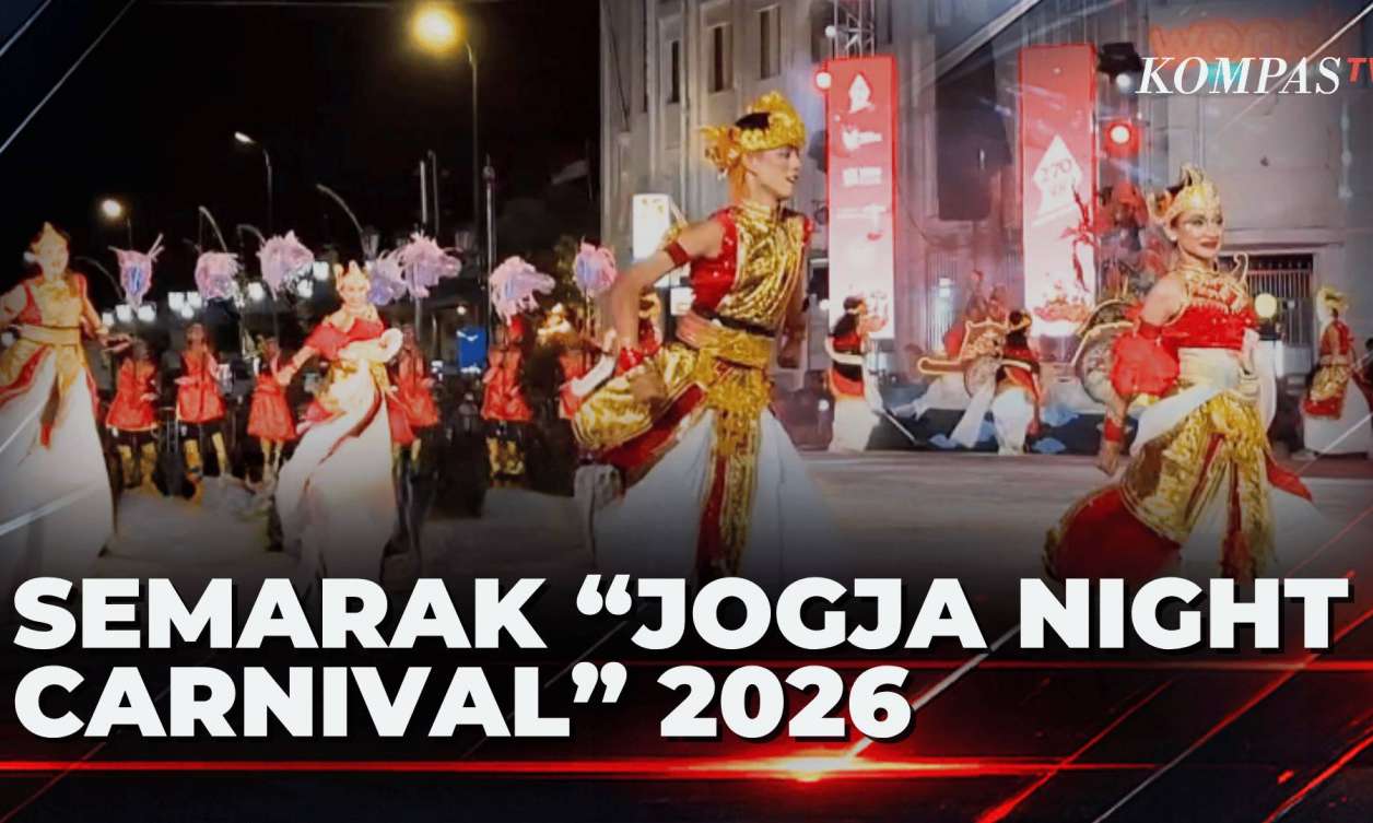 Jogja Night Carnival Puncak HUT ke-270 Kota Yogyakarta, Ratusan Penari Meriahkan Titik Nol Kilometer