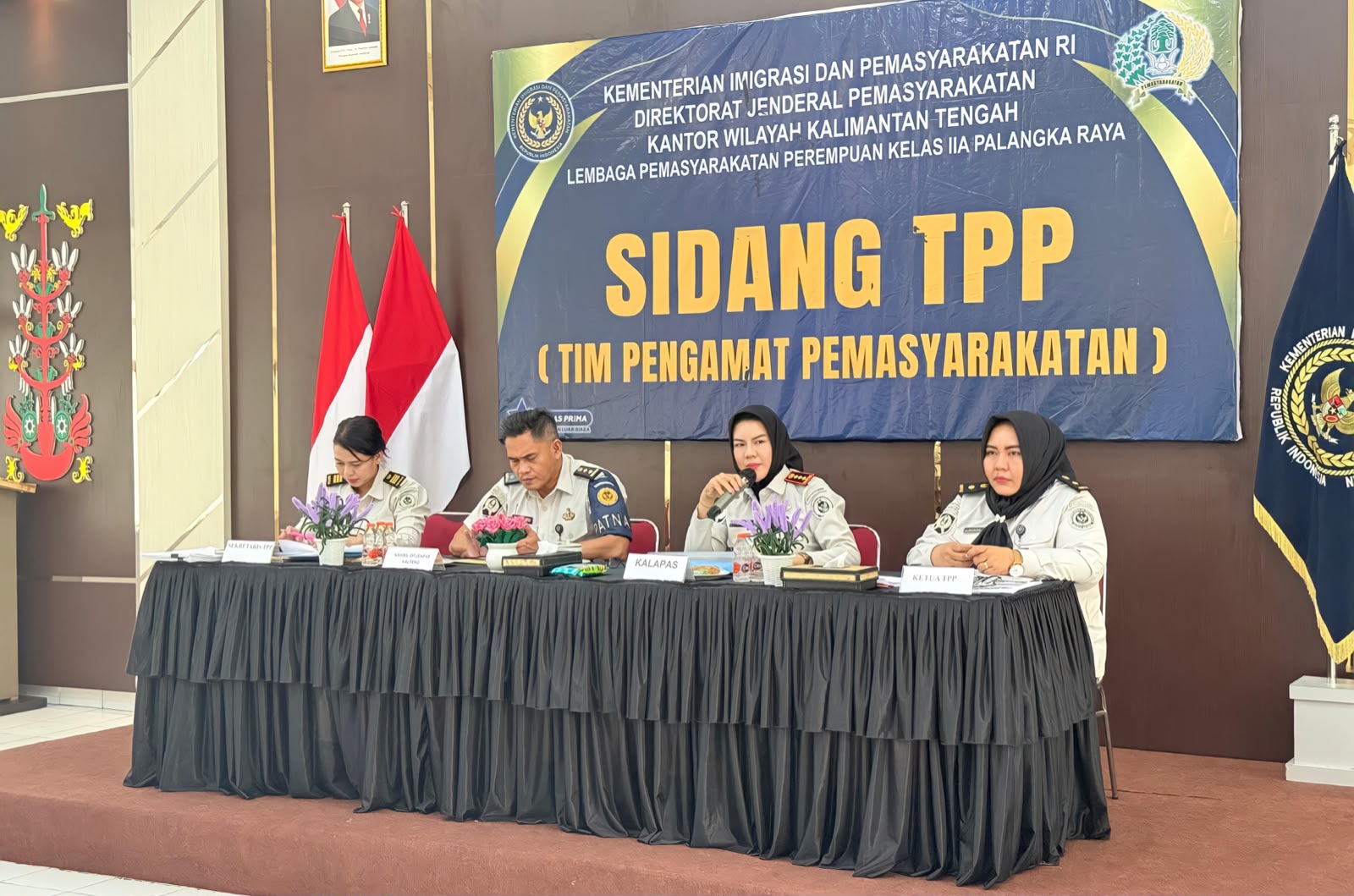 Lapas Perempuan Palangka Raya Gelar Sidang TPP, Kaji Hak Integrasi Warga Binaan