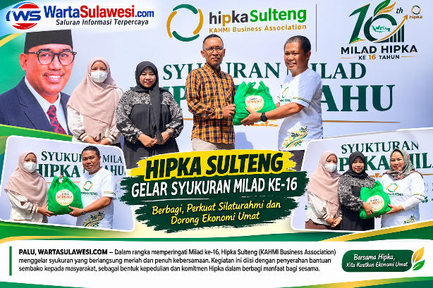 HIPKA Sulteng Salurkan Sembako ke 4 Panti Asuhan dan Mahasiswa Perantau di Palu
