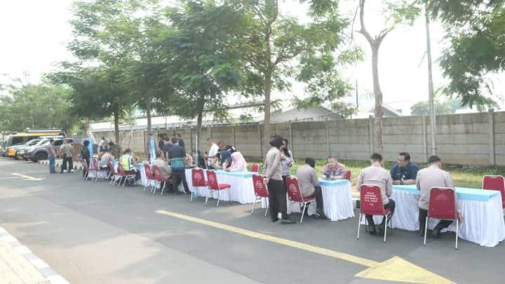 Disdukcapil Kota Tangerang Aktifkan IKD 90 Personel Polres Metro Lewat Program Dukcapil Nyaba