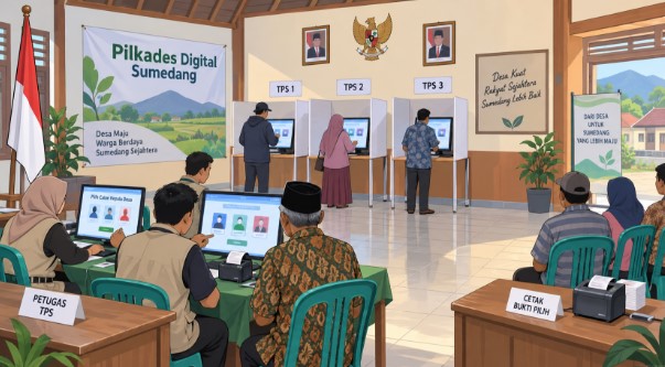 Pilkades Digital Sumedang Digelar Serentak di 424 TPS 92 Desa pada 28 Oktober 2026