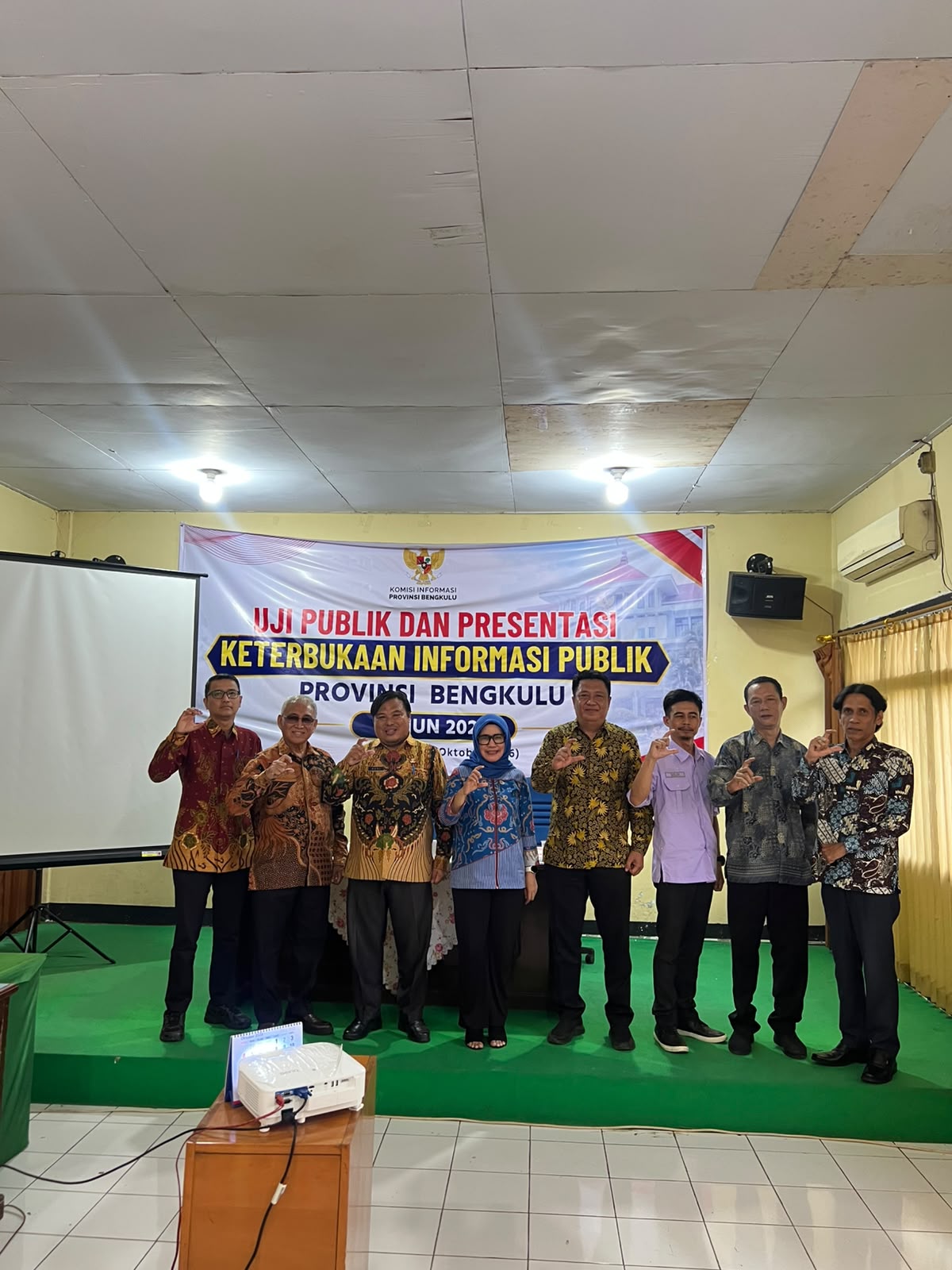 Kominfo Lebong Paparkan Capaian Keterbukaan Informasi di Uji Publik PPID Provinsi Bengkulu 2026