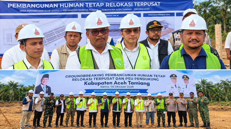 Pemerintah Bangun 20.647 Huntap Korban Bencana Aceh, 10.643 Unit Dialokasikan untuk Aceh Tamiang