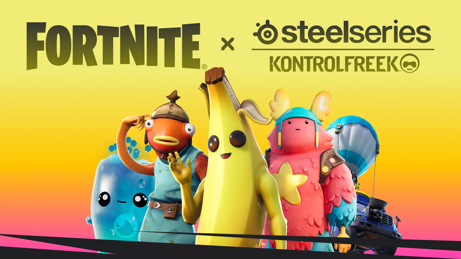 SteelSeries dan KontrolFreek Rilis Periferal Tematik Fortnite