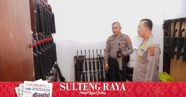 Kapolresta Banggai Cek Perlengkapan Dalmas Sat Samapta, Pastikan Siap Hadapi Pengendalian Massa