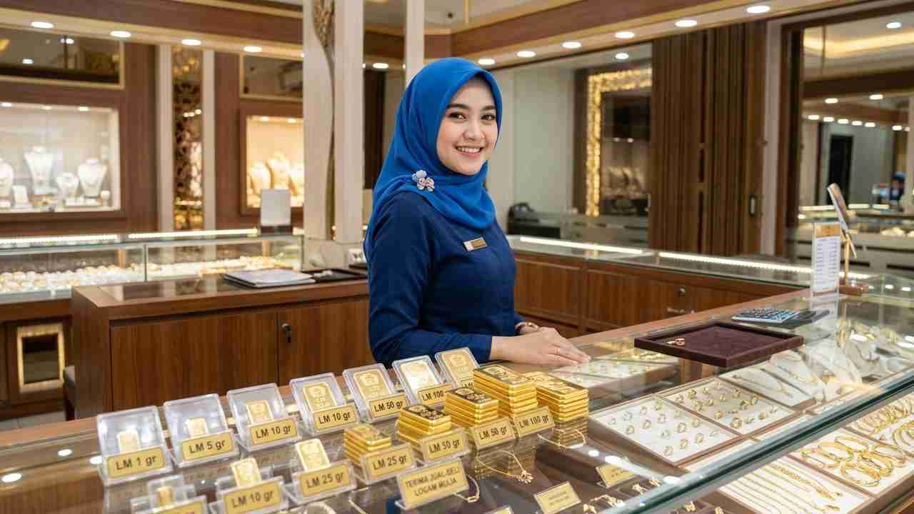 Harga Emas Pegadaian di Palembang Turun Lagi, Galeri24 dan Antam Kompak Melemah