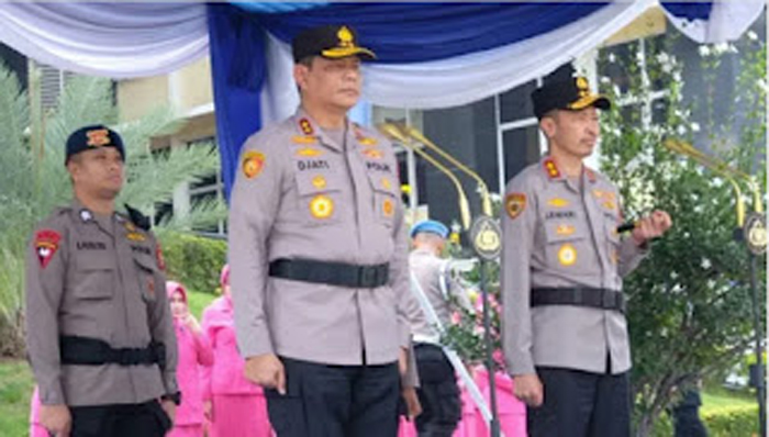 Irjen Pol Jawari Resmi Jabat Kapolda Sumbar, Disambut Tradisi Welcome Parade di Mapolda Padang