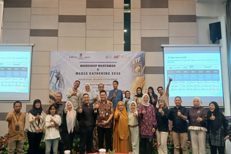 BEI Sumsel Kenalkan ETF Emas ke Wartawan Palembang, Ini Bedanya dengan Emas Fisik dan Digital