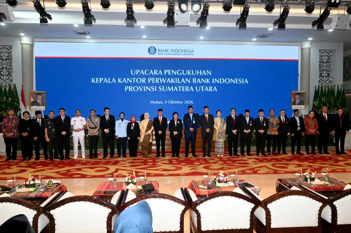 Kepala BI Sumut Baru Dipukuh, Bobby Soroti Ketimpangan Ekonomi Nias