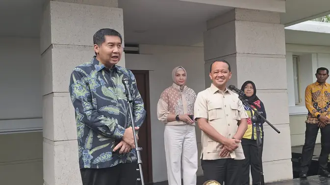 Bahlil dan Maruarar Godok Perumahan Berbasis Jargas dan PLTS di Kawasan Industri