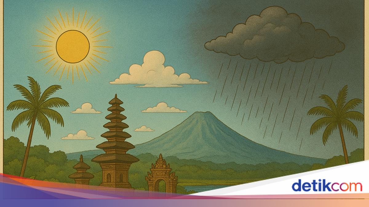 BMKG Prakirakan Cuaca Bali Cerah Sabtu 10 Oktober 2026, Hanya Bangli Berudara Kabur