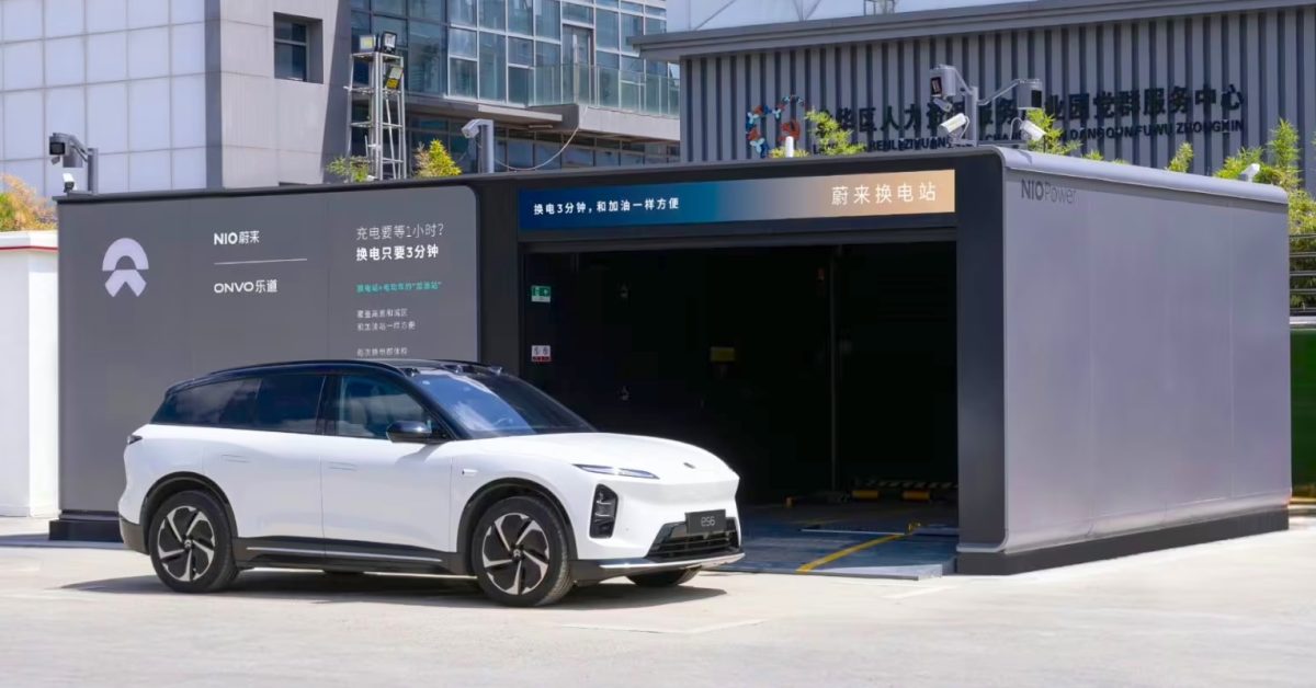 Nio Catat 1,2 Juta Battery Swap dalam Sepekan Libur Nasional China