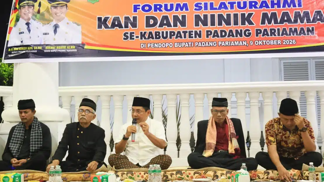 Bupati Padang Pariaman Minta Niniak Mamak Perkuat Pengawasan Sosial, Wacanakan Satgas di Tingkat Korong