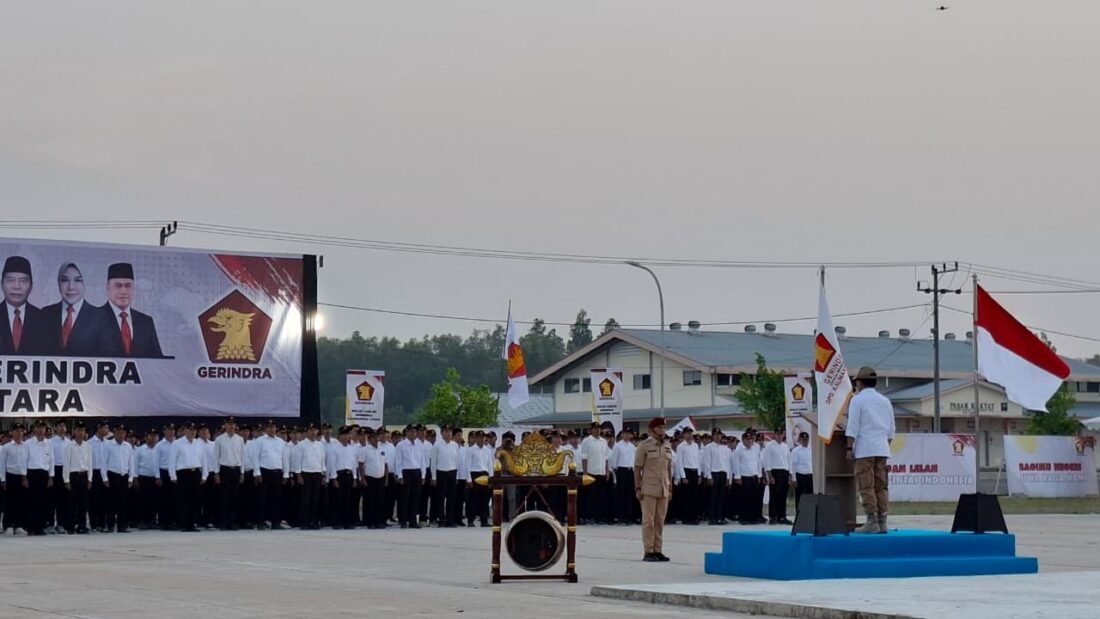 Gubernur Kaltara Zainal Buka Diklat Laskar Gerindra di Tarakan, 300 Kader Ikut Pelatihan Tiga Hari
