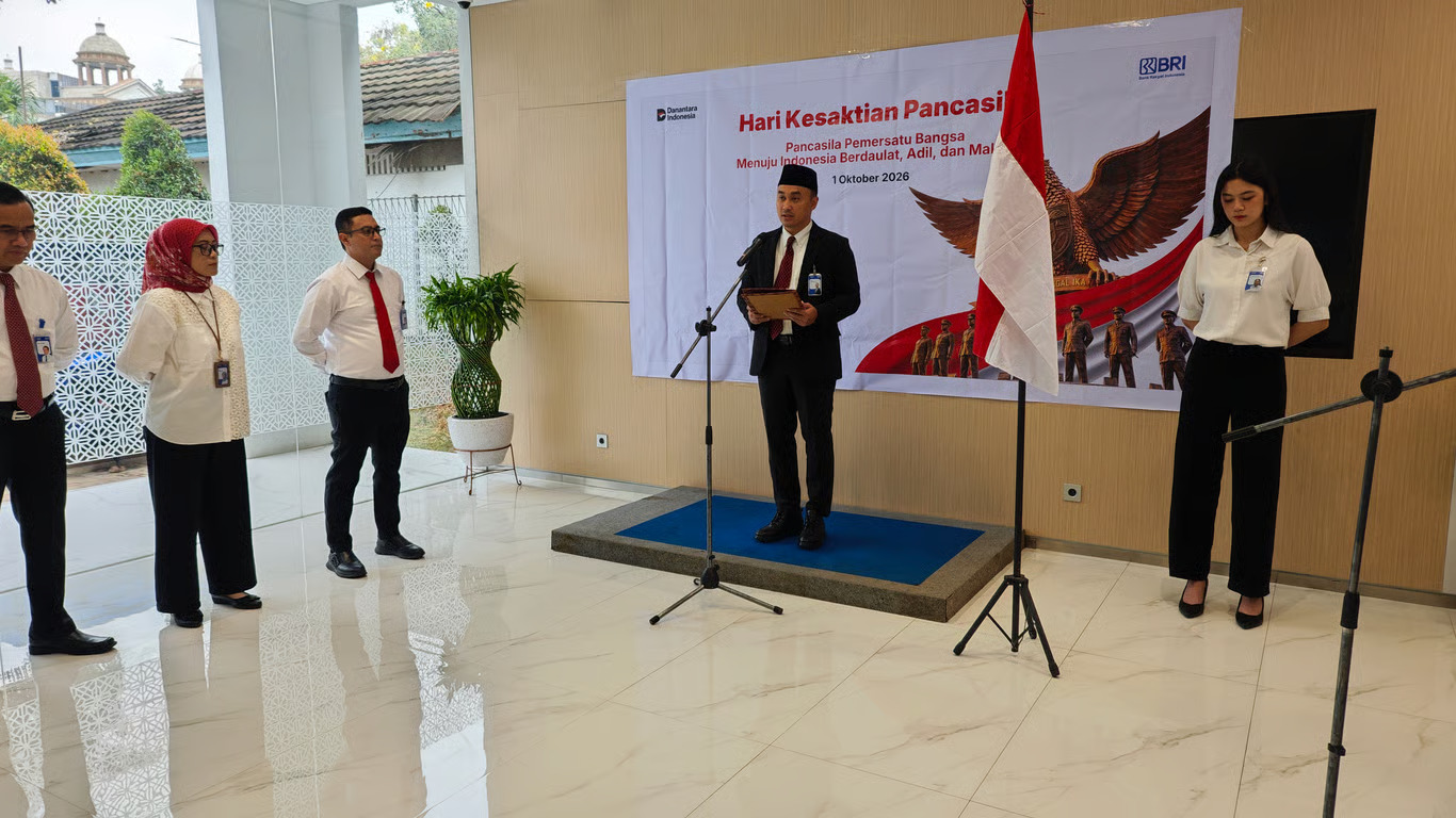 BRI BO Pantai Indah Kapuk Gelar Upacara Hari Kesaktian Pancasila