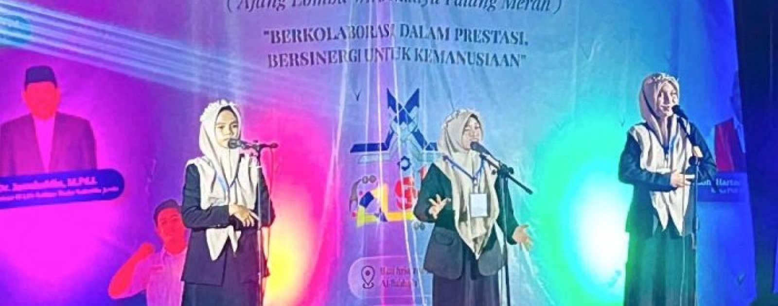 Tiga Siswi MTsN 2 Kota Jambi Juara 1 Syarhil Qur'an di Ajang PMR ALAWIYAH V Tingkat Nasional