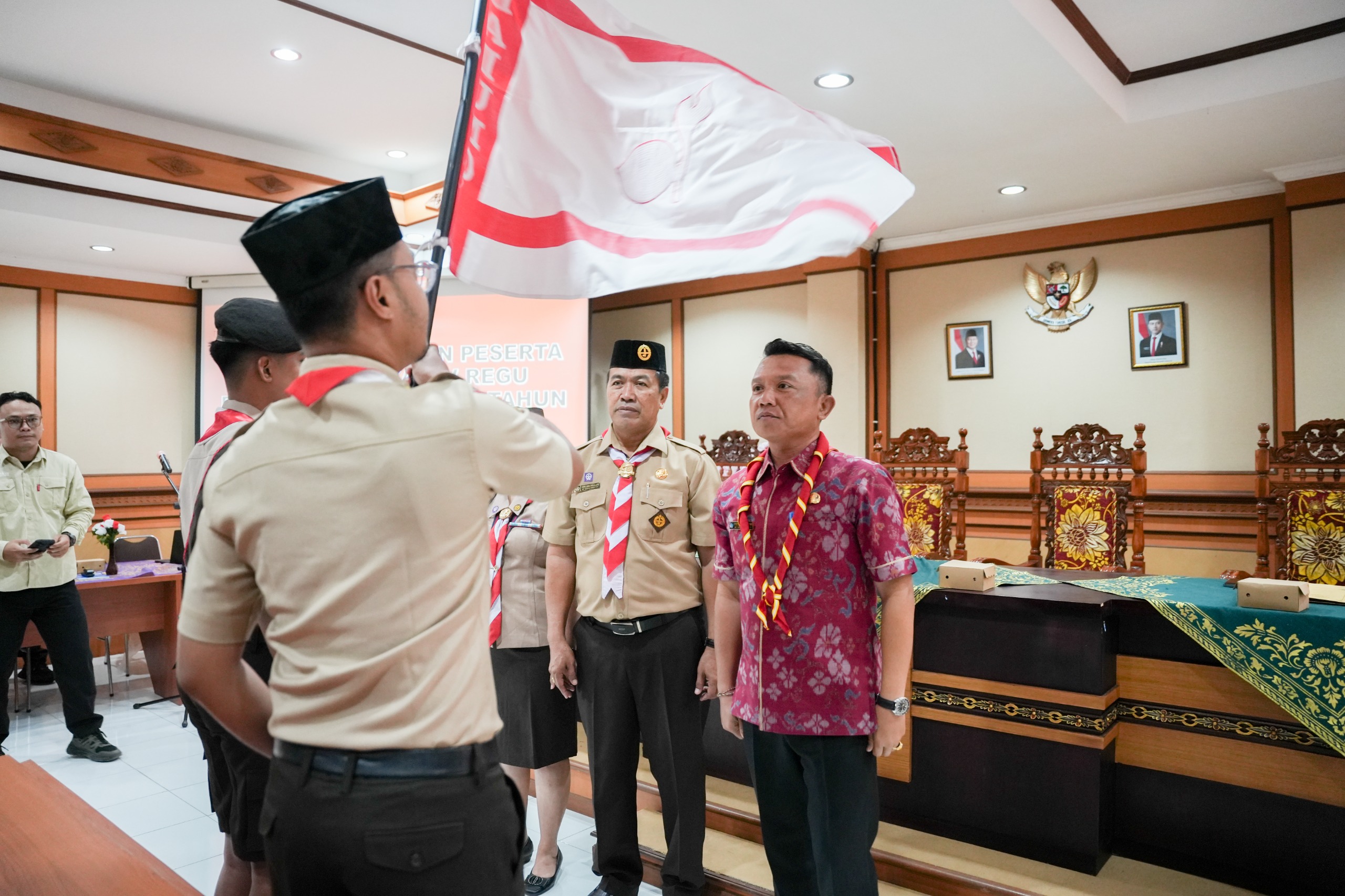 16 Pramuka Penggalang SMPN 4 Kuta Utara Wakili Badung di LT IV Kwarda Bali 2026