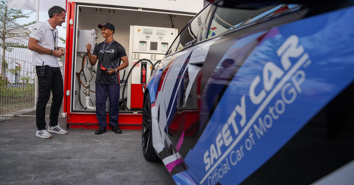 Pertamina Pasang SPBU Modular Pertamax Turbo di Sirkuit Mandalika