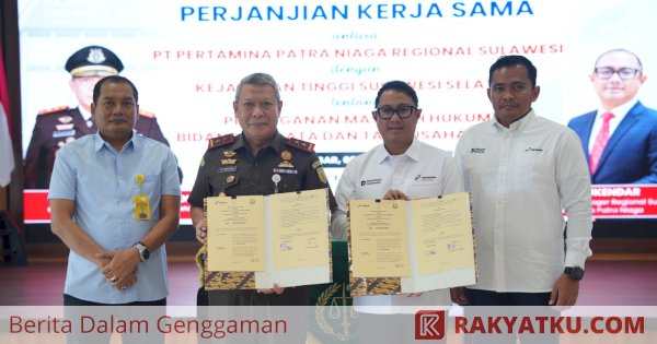 Pertamina Patra Niaga Sulawesi dan Kejati Sulsel Teken PKS untuk Kelancaran Distribusi Energi