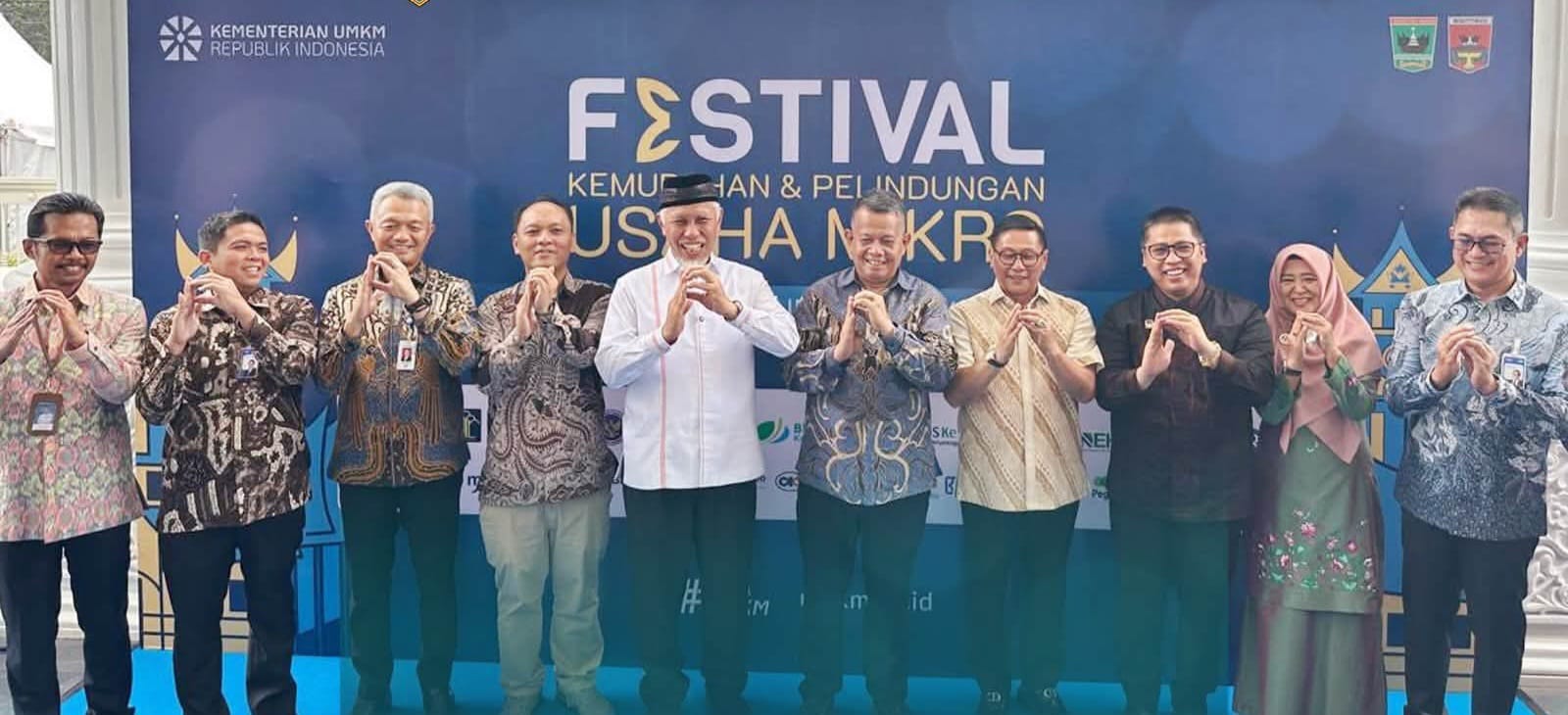 Wali Kota Padang Panjang Hendri Arnis Ikuti Festival Usaha Mikro di Bukittinggi, Sinergi Pusat-Daerah Diperkuat