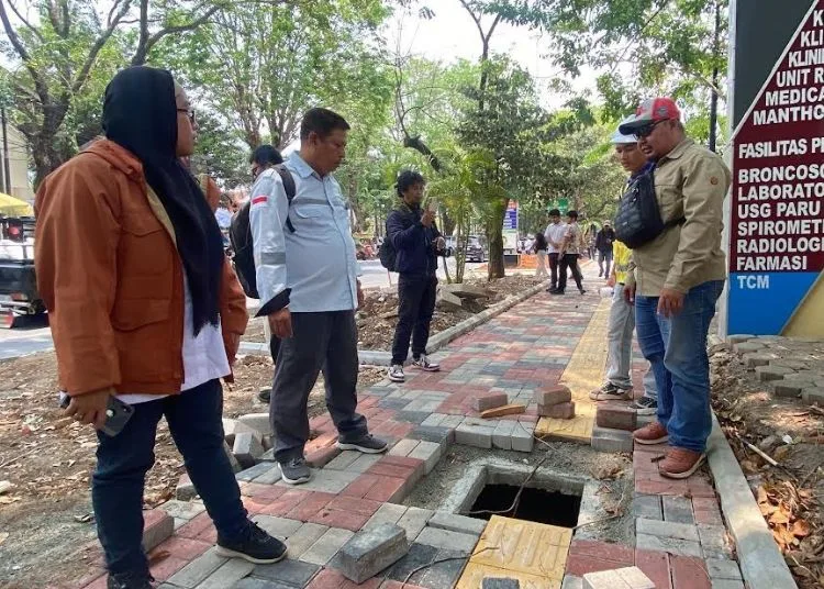 DPRD Pati Temukan Trotoar Jalan Sudirman Belum Layak, Plt Bupati Chandra akan Datangi Kemen PUPR