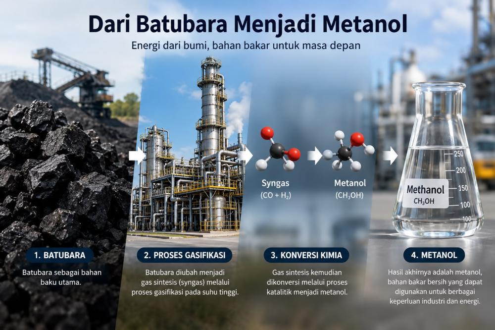 Dosen Unmul Beberkan Tantangan Teknis Proyek Coal to Methanol Kaltim, dari Slagging hingga Target 2 Juta Ton