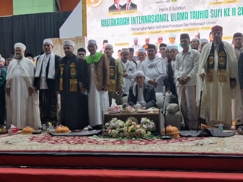 13 Negara Hadiri Muzakarah Ulama Tauhid Sufi di Banda Aceh, 10.000 Jemaah Padati Taman Ratu Safiatuddin