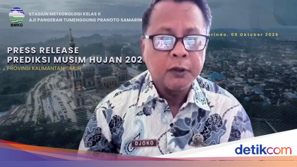 BMKG Prediksi Awal Musim Hujan Kaltim Mundur ke Pertengahan November 2026, Puncaknya Desember